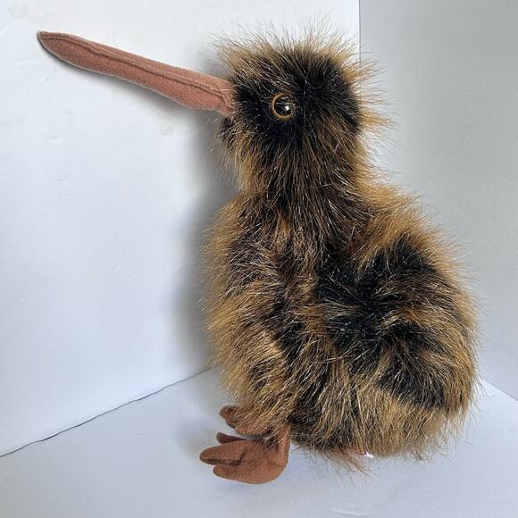 Plush TY Kiwi Stuffed Animal Beak 9" Fuzzy Kiwi Bird - Picture 3 of 6